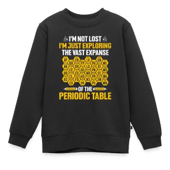 Naturwissenschaftliches Lehramt Lehramt Biologie Chemie P - Kinder Premium Organic Sweatshirt - Schwarz - Vorne - AI Model Kid Female (0cm)