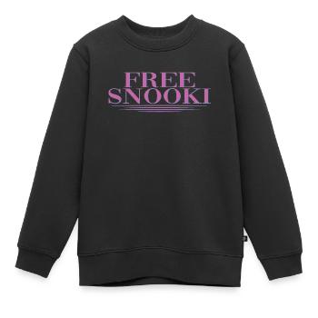 Montrez votre soutien et votre sens de l' - Sweat Premium enfant bio - noir - Devant - AI Model Kid Female (0cm)
