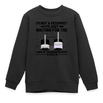 Naturwissenschaftliches Lehramt Lehramt Biologie Chemie P - Kinder Premium Organic Sweatshirt - Schwarz - Vorne - AI Model Kid Female (0cm)