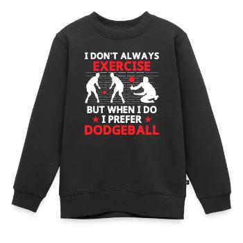 Professeur d’éducation physique Professeurs d’éducation physique École Spor - Sweat Premium enfant bio - noir - Devant - AI Model Kid Female (0cm)