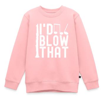Clarinette Instrument à vent Clarinet - Sweat Premium enfant bio - rose - Devant - AI Model Kid Female (0cm)