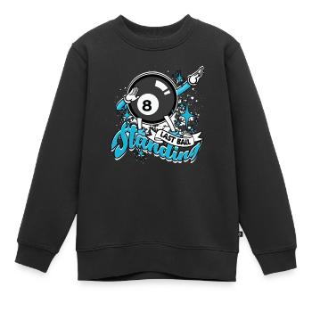 8-Ball Billard Last Ball Standing - Kinder Premium Organic Sweatshirt - Schwarz - Vorne - AI Model Kid Female (0cm)