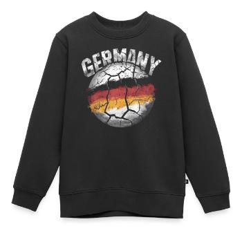 Allemagne Allemagne Allemand GER Almanya Alemania - Sweat Premium enfant bio - noir - Devant - AI Model Kid Female (0cm)