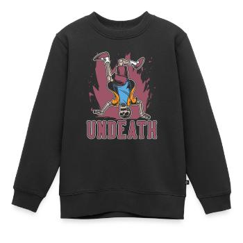Breakdance Breakdancer Breakdancing Undeath - Kids Premium Organic Sweatshirt - black - Front - AI Model Kid Female (0cm)