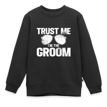 Bräutigam Bachelor Party Unkraut - Kinder Premium Organic Sweatshirt - Schwarz - Vorne - AI Model Kid Female (0cm)