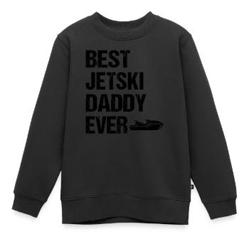 Best jetski Daddy Ever - Jetski Racing Jetski Dadd - Kinder Premium Organic Sweatshirt - Schwarz - Vorne - AI Model Kid Female (0cm)