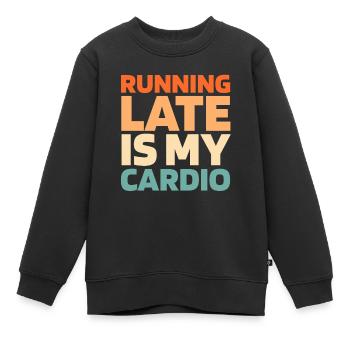 Schwarzer Humor Funny Quote Saying - Kinder Premium Organic Sweatshirt - Schwarz - Vorne - AI Model Kid Female (0cm)