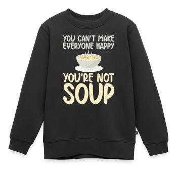 Cadeaux pour les amateurs de soupe - Sweat Premium enfant bio - noir - Devant - AI Model Kid Female (0cm)