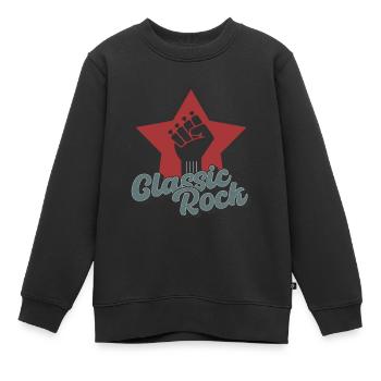 Jupe classique - Sweat Premium enfant bio - noir - Devant - AI Model Kid Female (0cm)