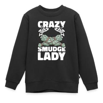 Smudging Smudge Encens de guérison spirituelle - Sweat Premium enfant bio - noir - Devant - AI Model Kid Female (0cm)