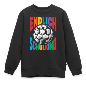 School 1. Grade - Kinder Premium Organic Sweatshirt - Schwarz - Vorne - AI Model Kid Female (0cm)