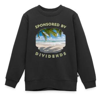 Sponsored by dividends - Kinder Premium Organic Sweatshirt - Schwarz - Vorne - AI Model Kid Female (0cm)