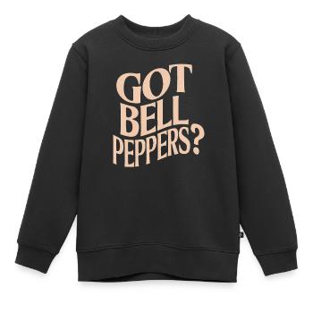 Paprika Geschenk - Kinder Premium Organic Sweatshirt - Schwarz - Vorne - AI Model Kid Female (0cm)