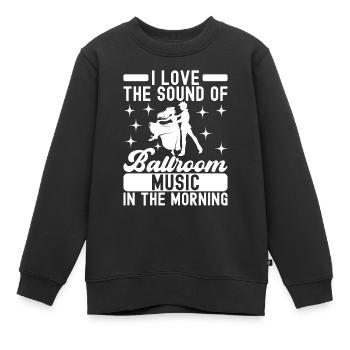 Danse de salon Danseurs de salon Danseurs de salon Danseurs de salon - Sweat Premium enfant bio - noir - Devant - AI Model Kid Female (0cm)