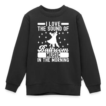 Danse de salon Danseurs de salon Danseurs de salon Danseurs de salon - Sweat Premium enfant bio - noir - Devant - AI Model Kid Female (0cm)