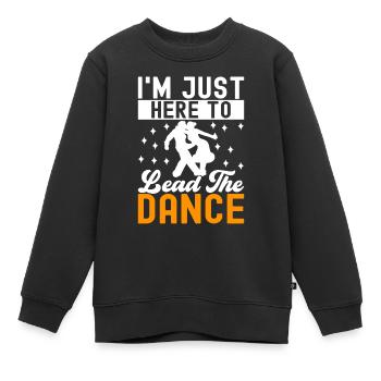 Ballsaal Tanz Ballsaaltänzer Gesellschaftstänzer - Kinder Premium Organic Sweatshirt - Schwarz - Vorne - AI Model Kid Female (0cm)
