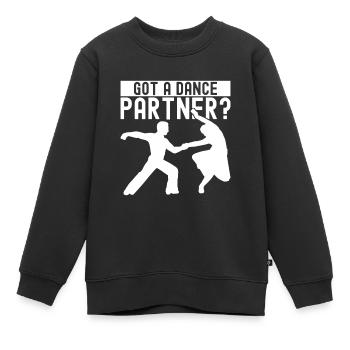 Danse de salon Danseurs de salon Danseurs de salon Danseurs de salon - Sweat Premium enfant bio - noir - Devant - AI Model Kid Female (0cm)