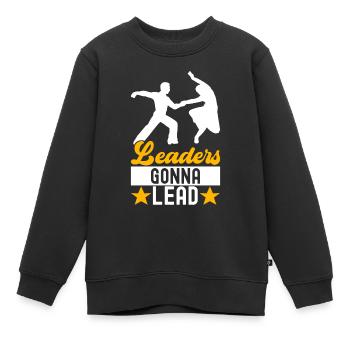 Ballsaal Tanz Ballsaaltänzer Gesellschaftstänzer - Kinder Premium Organic Sweatshirt - Schwarz - Vorne - AI Model Kid Female (0cm)