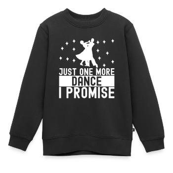 Danse de salon Danseurs de salon Danseurs de salon Danseurs de salon - Sweat Premium enfant bio - noir - Devant - AI Model Kid Female (0cm)