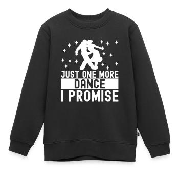Ballsaal Tanz Ballsaaltänzer Gesellschaftstänzer - Kinder Premium Organic Sweatshirt - Schwarz - Vorne - AI Model Kid Female (0cm)
