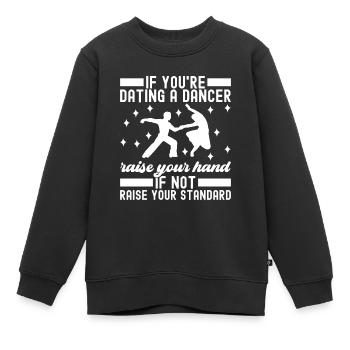 Danse de salon Danseuses de salon Danseuses de salon Danseuses de salon - Sweat Premium enfant bio - noir - Devant - AI Model Kid Female (0cm)