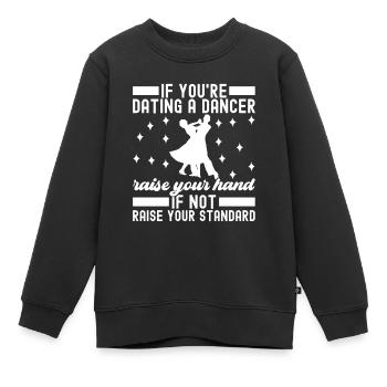 Danse de salon Danseuses de salon Danseuses de salon Danseuses de salon - Sweat Premium enfant bio - noir - Devant - AI Model Kid Female (0cm)