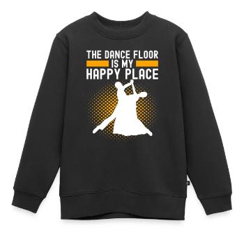 Danse de salon Danseuses de salon Danseuses de salon Danseuses de salon - Sweat Premium enfant bio - noir - Devant - AI Model Kid Female (0cm)