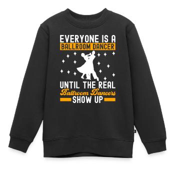 Danse de salon Danseuses de salon Danseuses de salon Danseuses de salon - Sweat Premium enfant bio - noir - Devant - AI Model Kid Female (0cm)