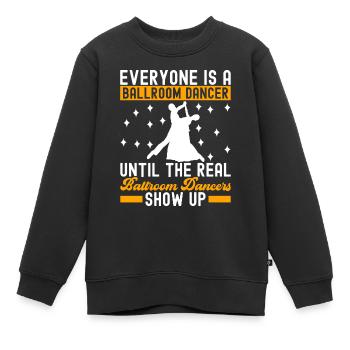 Danse de salon Danseuses de salon Danseuses de salon Danseuses de salon - Sweat Premium enfant bio - noir - Devant - AI Model Kid Female (0cm)