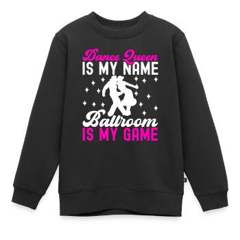 Danse de salon Danseuses de salon Danseuses de salon Danseuses de salon - Sweat Premium enfant bio - noir - Devant - AI Model Kid Female (0cm)
