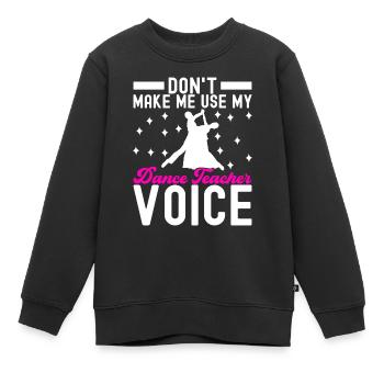 Danse de salon Danseuses de salon Danseuses de salon Danseuses de salon - Sweat Premium enfant bio - noir - Devant - AI Model Kid Female (0cm)