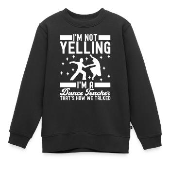 Ballsaal Tanz Ballsaaltänzer Gesellschaftstänzer - Kinder Premium Organic Sweatshirt - Schwarz - Vorne - AI Model Kid Female (0cm)