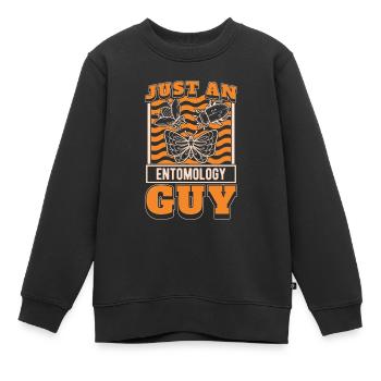 Entomologie Entomologe Insekt - Kinder Premium Organic Sweatshirt - Schwarz - Vorne - AI Model Kid Female (0cm)