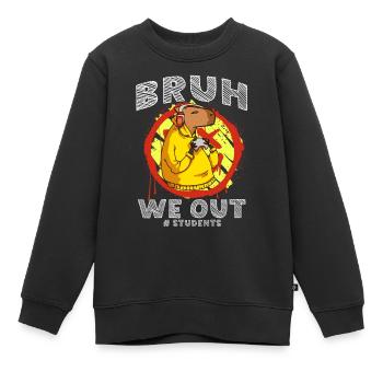 Tenue pour les étudiants, amusante pour les jours d’école et les joueurs - Sweat Premium enfant bio - noir - Devant - AI Model Kid Female (0cm)