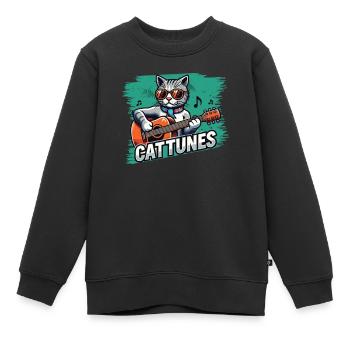 Apportez une comédie musicale - Sweat Premium enfant bio - noir - Devant - AI Model Kid Female (0cm)