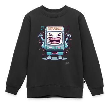 lustige Arcade Video Spiele Box ist stinksauer - Kinder Premium Organic Sweatshirt - Schwarz - Vorne - AI Model Kid Female (0cm)
