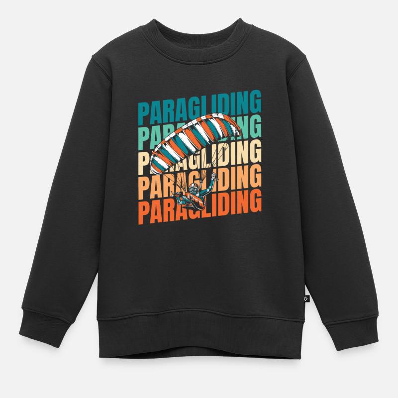 Parapente Parapente - Sweat Premium enfant bio - noir