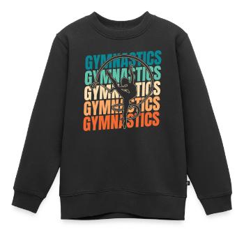 Rsg Gymnastics Gymnastics - Kids Premium Organic Sweatshirt - black - Front - AI Model Kid Female (0cm)