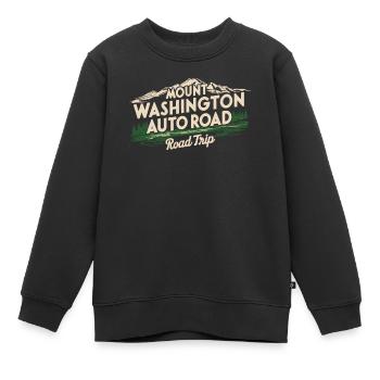 Mont Washington Auto Road Road Trip Montagnes - Sweat Premium enfant bio - noir - Devant - AI Model Kid Female (0cm)