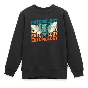 Entomologie Entomologe Insekt - Kinder Premium Organic Sweatshirt - Schwarz - Vorne - AI Model Kid Female (0cm)