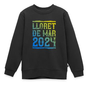 Lloret De Mar 2024 - Kinder Premium Organic Sweatshirt - Schwarz - Vorne - AI Model Kid Female (0cm)