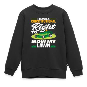 Paysagiste - Sweat Premium enfant bio - noir - Devant - AI Model Kid Female (0cm)