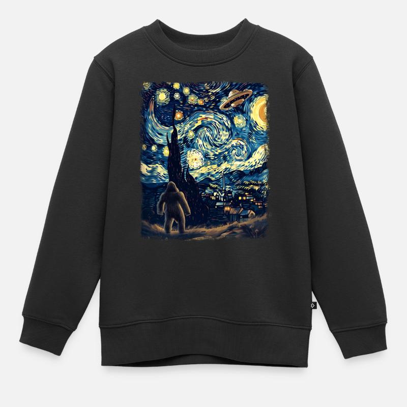 Cryptozoologie Conspiration cryptoïde Sternennach - Sweat Premium enfant bio - noir