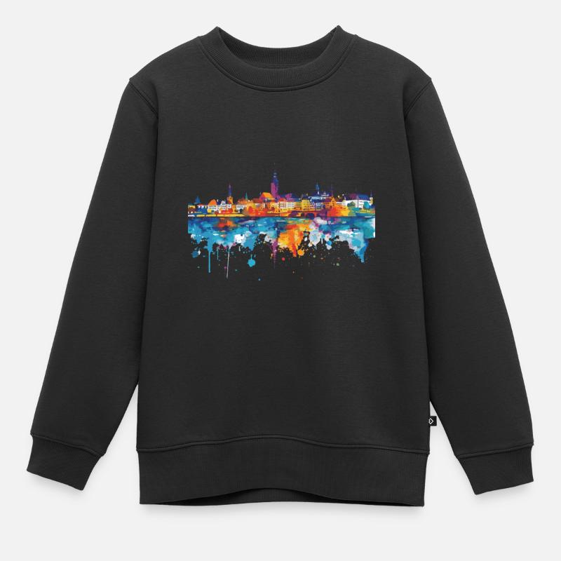 Radolfzell am Bodensee - Kinder Premium Organic Sweatshirt - Schwarz