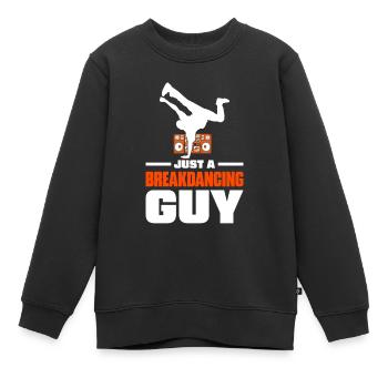 Breakdance Breakdancer Breakdancing - Kinder Premium Organic Sweatshirt - Schwarz - Vorne - AI Model Kid Female (0cm)