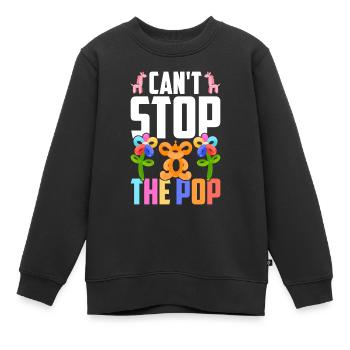 Balloon Twister Ballonkünstler Ballontiere - Kinder Premium Organic Sweatshirt - Schwarz - Vorne - AI Model Kid Female (0cm)