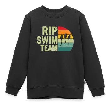 Rip Swim Team Drôle Vasectomie Récupération Cadeau - Sweat Premium enfant bio - noir - Devant - AI Model Kid Female (0cm)