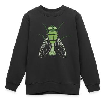 Fly Insects Fly Entomologist - Kids Premium Organic Sweatshirt - black - Front - AI Model Kid Female (0cm)