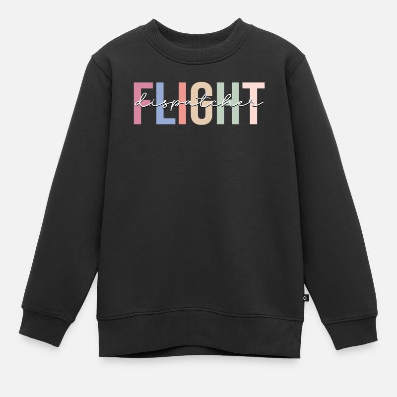 Régulateur de vol Aviation - Sweat Premium enfant bio - noir