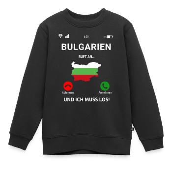 Bulgarien Urlaub Balkan - Kinder Premium Organic Sweatshirt - Schwarz - Vorne - AI Model Kid Female (0cm)